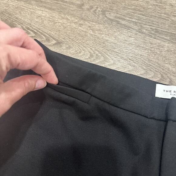 Reset R Label Pants Womens Size Medium Black Tapered Leg Trouser Career Business - Picture 4 of 9